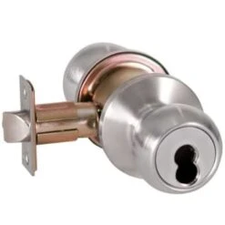 Best® 6k Series Cylindrical Lockset, Satin Chrome, 2-3/4 Backset