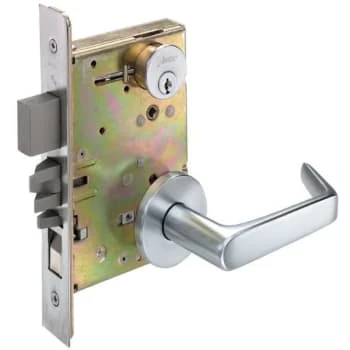 Arrow™ Bm Series Entrance Mortise Lock, A Keyway, X Lever, Satin Chrome