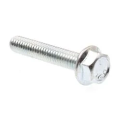 GENERIC Serrated Flange Bolts,Zinc, Package Of 25.