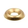 GENERIC Finishing Washers, Countersunk , Brass Steel, Package Of 100
