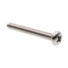 Prime-Line® M6-1.0 X 50 Mm Machine Screws, Pan Head/phillips Drive, Stainless Steel, Package Of 10