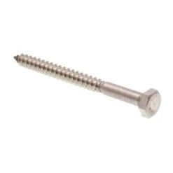 GENERIC Prime Line® 1/4" X 3" Hex Lag Screw, Stainless Steel, Package Of 25