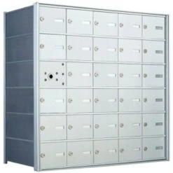 Florence Mfg 1400 Horizontal Mailbox -29 Compartments, Aluminum
