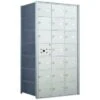 Florence Mfg 1400 Horizontal Mailbox -20 Compartments, Aluminum