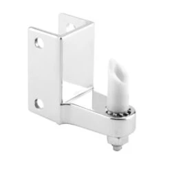 Sentry Post Mt Gravity Pivot Hinge, 1in, Zamak, Chrm, 1/2in Pintle, Bottom
