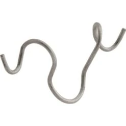 GENERIC Make 2 Fit Rams Horn Clip, Chrome , Package Of 250