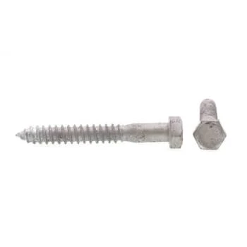GENERIC Hex Lag Screws, 5/8in X 5in, A307 Galv Steel, Package Of 10 - Image 2