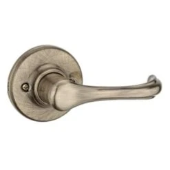 Kwikset Series Dorian Dummy Lever In Antique Brass
