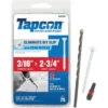 Tapcon 3/16" X 2-3/4" Wh Star Flat-Head Cncrt Anchors Package Of 75