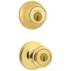 Kwikset® 690t 3 Smt Combo Entry Lock And Deadbolt With Smartkey Security™, 2.375/2.75" Backset