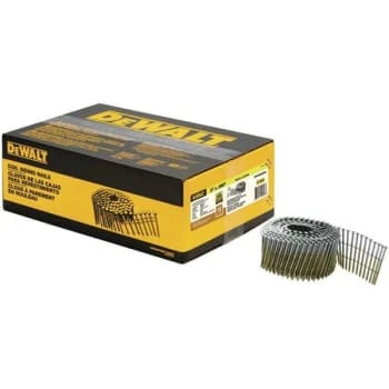 Dewalt 2" X 0.090" Metal Coil Ring Shank Nails Package Of 3600