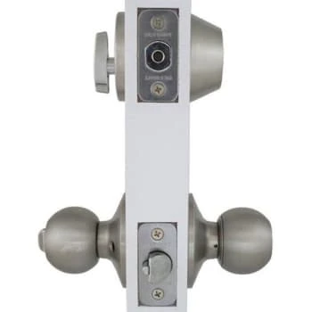 Defiant Saturn Stnls Steel Entry Knob And Sgl Cylinder Deadbolt Combo Pack - Image 3