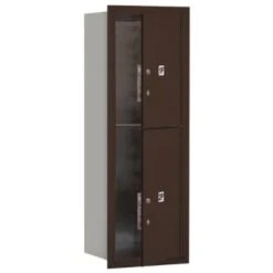 Salsbury IndustriesĀ® 4c Mailbox 11 Unit 41 Inches Single Stand-Alone Bronze