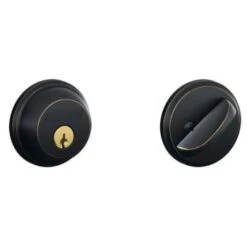 Schlage B Series Heavy Duty Keyed Different Deadbolt (Aged Bronze)