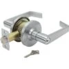 Shield Security® 530075 Entry Bridgeport Lever, 2.75" Backset, Grade 2, Satin Chrome