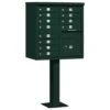Salsbury Industries® Cluster Mailbox, 12 Boxes, Green