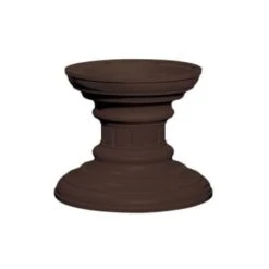 Salsbury IndustriesĀ® Cluster Mailbox Short Decorative Pedestal, Bronze