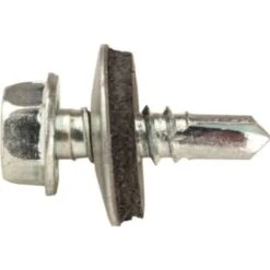 Wellsco 12-14 X 3/4" Hex Washer Head Self-Drilling Screw Package Of 20