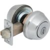 Kwikset® Double Cylinder Gatelatch, Satin Chrome