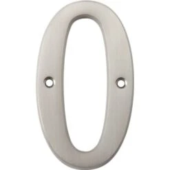 Hy-Ko 4" Satin Nickel Number 0
