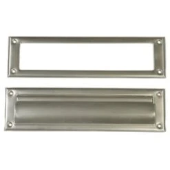 Gibraltar Mailboxes Steel Mail Slot With Satin Nickel Finish