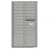 Florence Mfg Versatile 4c, Max Height Suite 20 Mailboxes, 2 Parcel Lockers, 1 Outgoing Silver