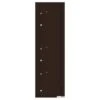 Florence Mfg Versatile 4c Mailbox, 16 High Suite, 3 Parcel Lockers, Brown
