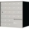 Florence Mfg 1400 Front Load Mailbox - 1 Master Door, 25 Mailboxes, 1 Parcel Locker