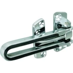 2 In Slide Door Lock W/ Bumper (Chrome)