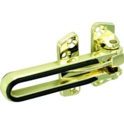 2 In Slide Door Lock W/ Bumper (Brass)