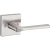 Kwikset® Lisbon® Door Lever, Square, Half Inactive/dummy, Grade 2, Metal, Satin Nickel