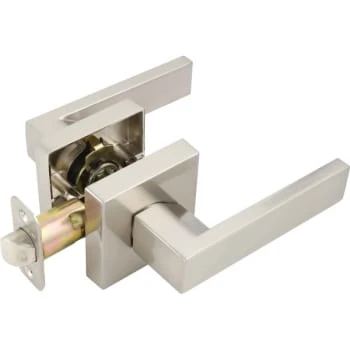 Design House® Karsen Passage Straight Lever, Satin Nickel