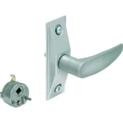 Shield Security Reversible Lever Handle, Aluminum