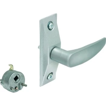 Shield Security Reversible Lever Handle, Aluminum