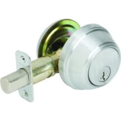 Kwikset® 816 Control Deadbolt W/ SmartKey Security™ (Satin Chrome)
