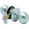 Schlage® Orbit F Series Knob, Passage, Grade Aaa, Satin Chrome